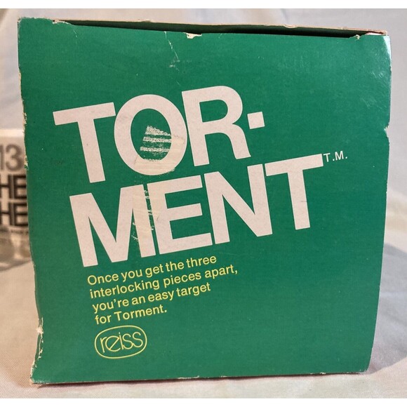 Tor-ment Game (1974) • Vintage, Reiss, Puzzle, Brain Teaser, Torment - Picture 2 of 4